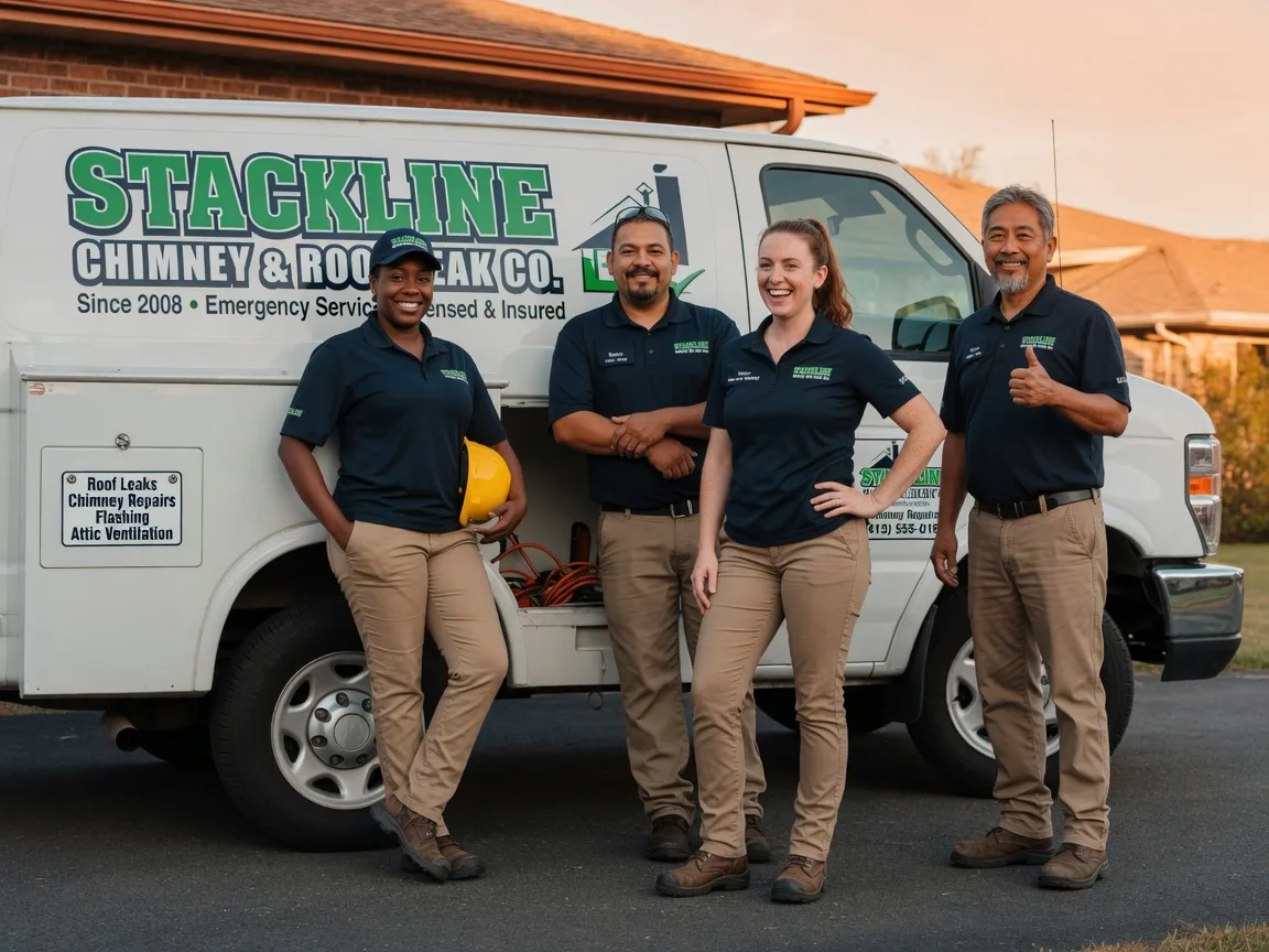 Chimney flashing repair company in Quebeck, TN
